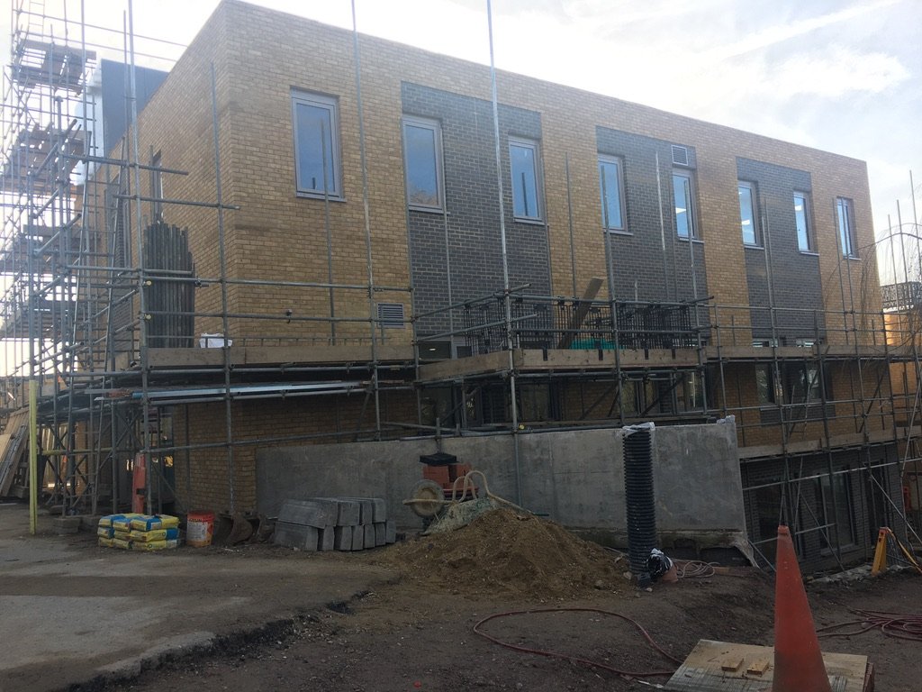 UKPC brickwork and internal works support for new healthcare building at Kingston Hospital