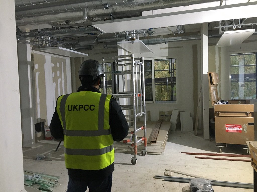UKPC Construction site coordination for healthcare refurbishment works in Kingston